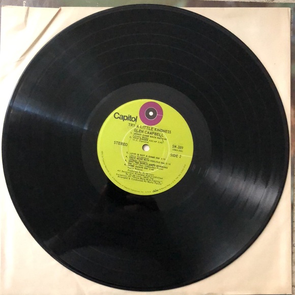 Glen Campbell Try A Little Kindness Vinyl Lp - Picture 2 of 10